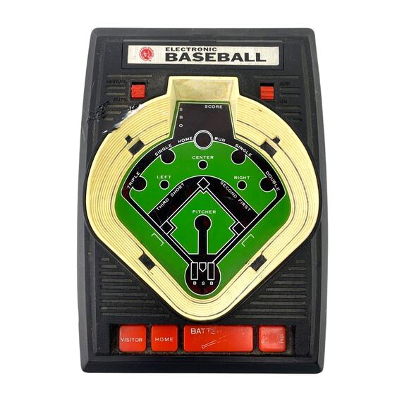 Vintage 1980 Four Star Electronic Baseball Handheld Game Tested Works - Picture 1 of 6